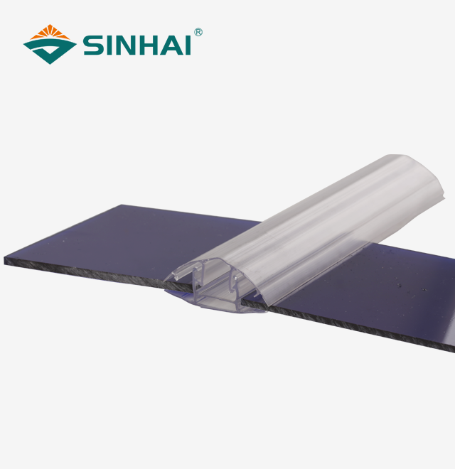polycarbonate connection accessory h and u profiles