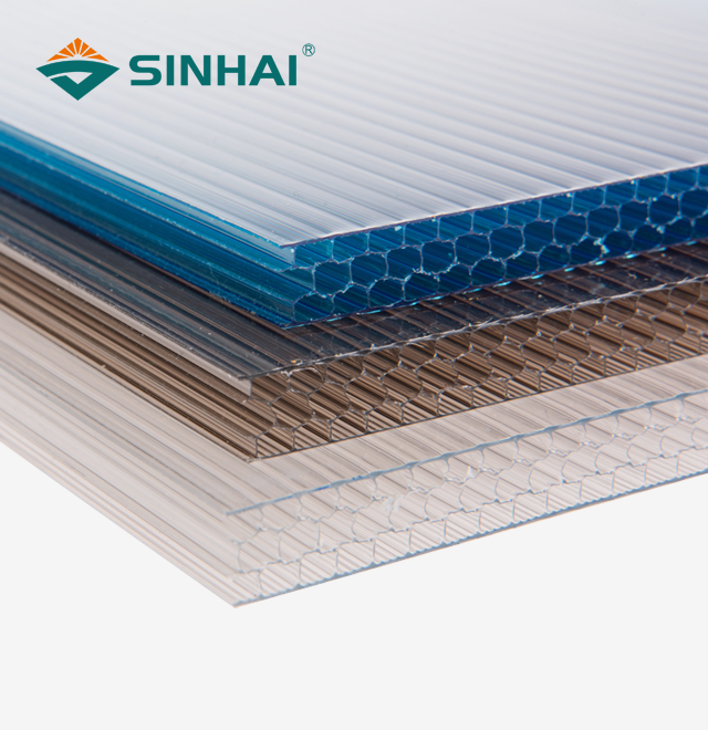 transparent honeycomb pc sheet