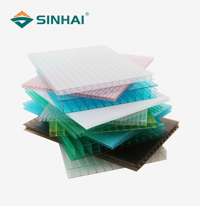 uv coating hollow pc sheet